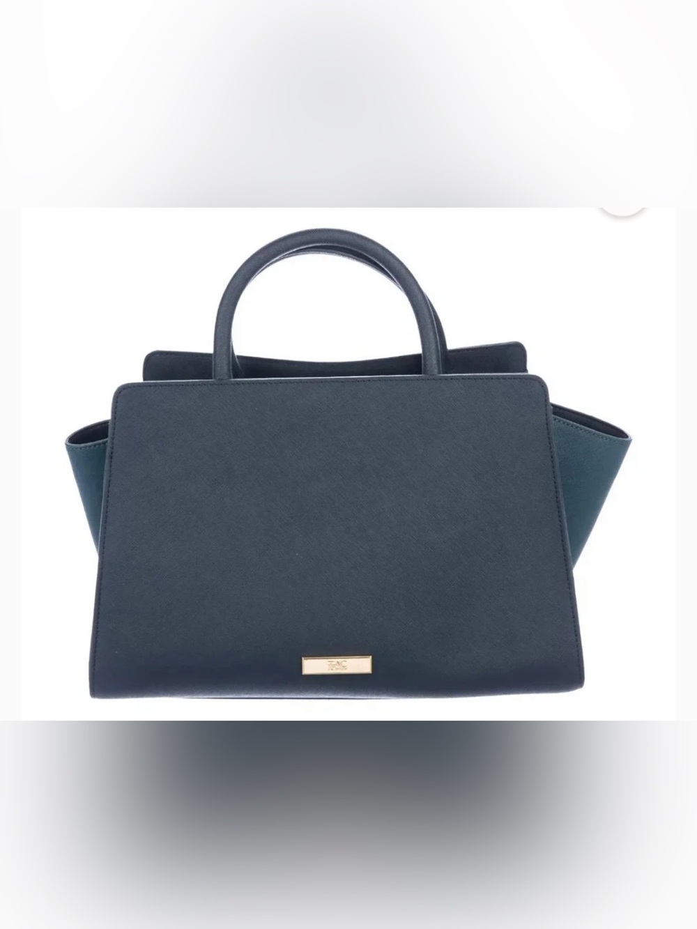 Zac Posen Structured Top-Handle Satchel - Dark Teal